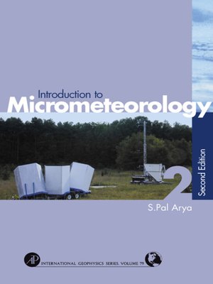 cover image of Introduction to Micrometeorology